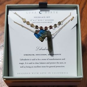 Labradorite necklace luna norte